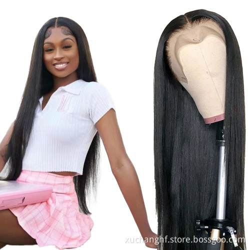 Wholesale Hair Vendors Brazilian 40Inch Long Wig Human Hair 13x4 Lace Front & 360 Frontal Wigs In Stock Silky Straight Long Wigs